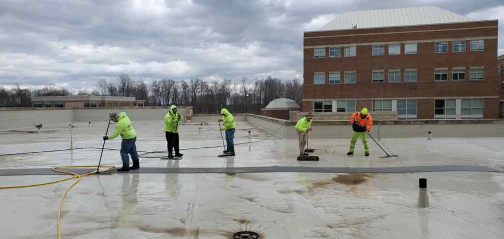Commercial Flat Roof Cleaning Prestige Pressure Washing