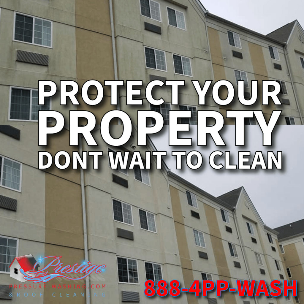 Exterior cleaning in Dayton OH by Prestige Pressure Washing