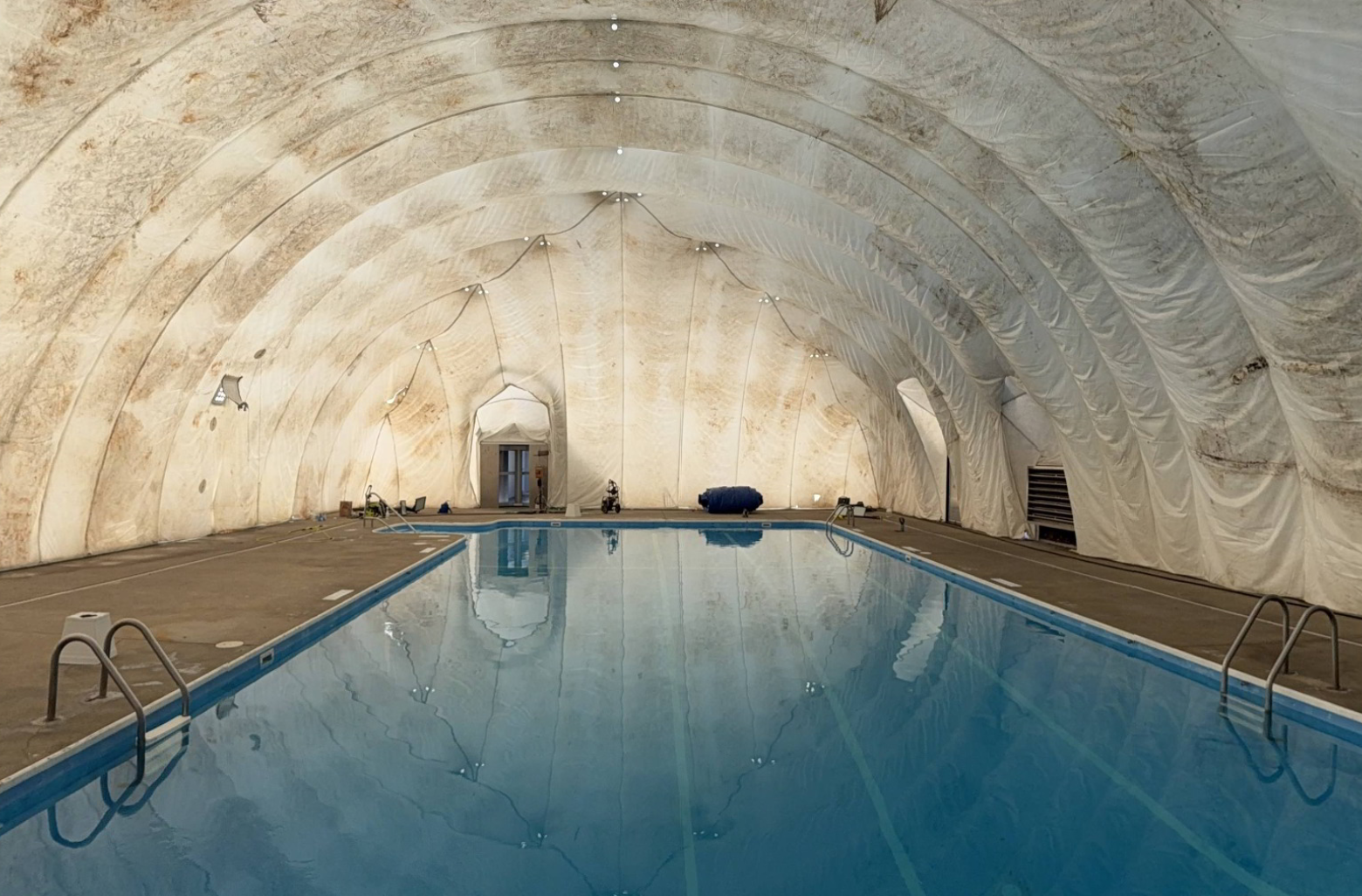 Dome cleaning in Warwick, RI — Before (wide)