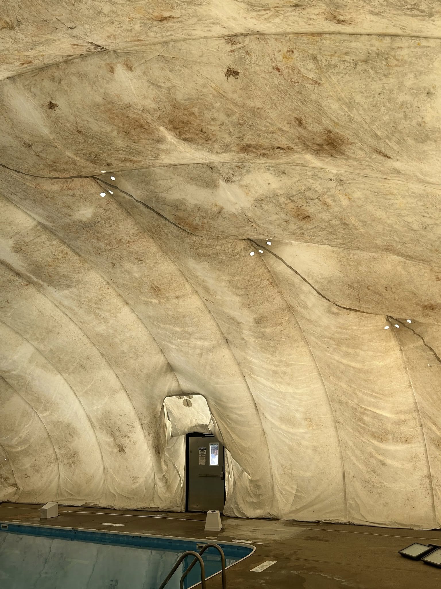 Dome cleaning in Warwick, RI — Before 2