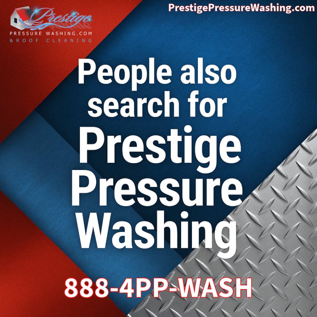 Professional roof and gutter cleaning with fall debris removal and microbial treatment in Dayton, Ohio by Prestige Pressure Washing.