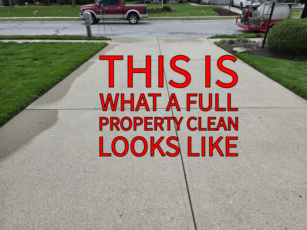Concrete Cleaning Dayton OH | Driveway, Walkway & Patio Cleaning